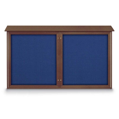 United Visual Products Open Faced Traditional Rounded Corkboard UV646ARC-WHITE-MEDGRY